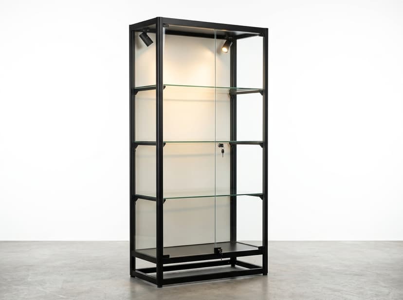 Display Cabinet — industrial fabrication by Apex Engineering Chennai