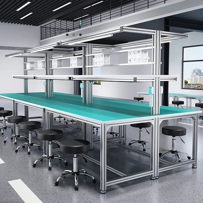 MS Working Table - industrial fabrication view 1